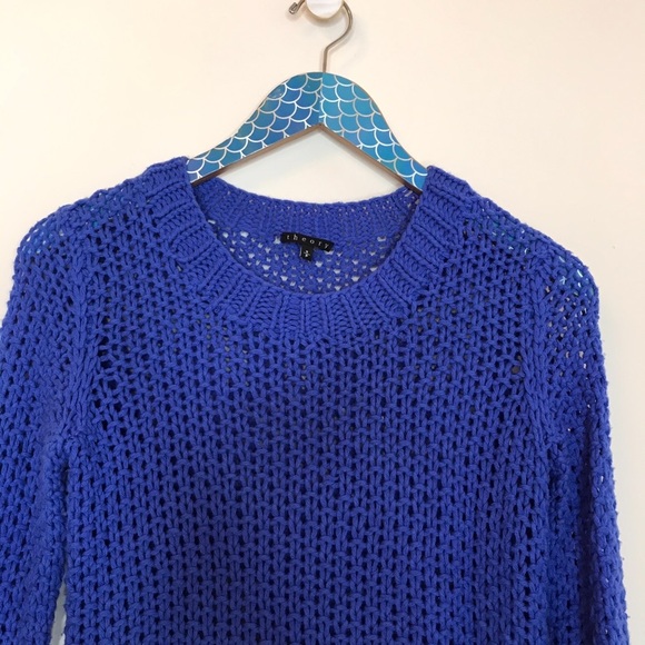 Theory Twilari Open Knit Wool Pullover Sweater - Picture 2 of 6